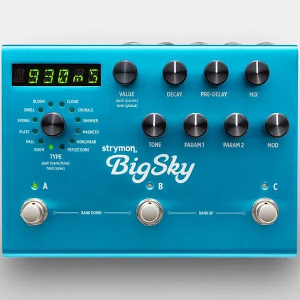 Strymon BigSky Reverb Pedal