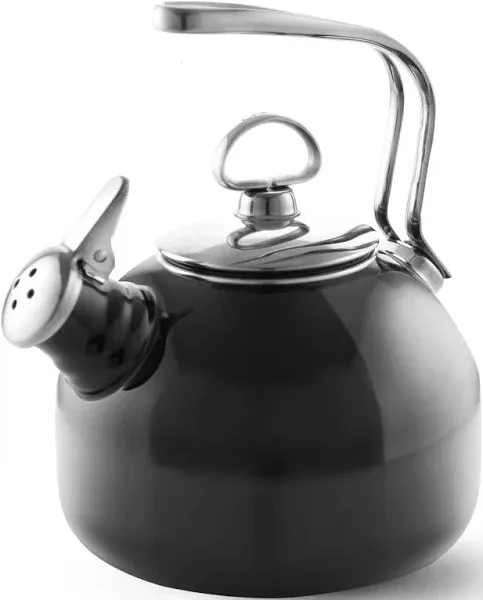 New_Chantal Classic Teakettle, 1.8 QT, Enamel On Steel, 2-Tone