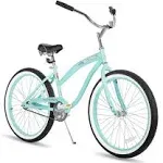 JOYSTAR Beach Cruiser Bike 24Inch, Single Speed, Coaster Brake, Kids &amp; Adults