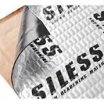 Siless 80 Mil (2mm) 10 Sqft Car Sound Deadening Mat - Butyl Automotive Sound Deadener - Noise Insulation and Vibration Dampening Material (10 Sqft)