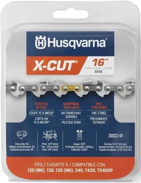 Husqvarna X-Cut S93G 3/8" Chain