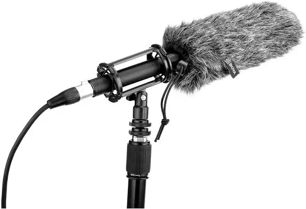 Super-Cardioid Condenser Shotgun Microphone Indie Film TV Interview Mic XLR BOYA