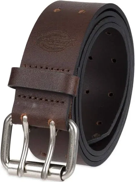 Dickies Men's Leather Double Prong Belt