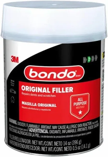 Bondo Body Filler, Original Formula for Fast, Easy Repair &amp; Restoration of Your 