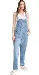 Signature by Levi Heritage Overalls Blue Straight Leg Cross-Back XL