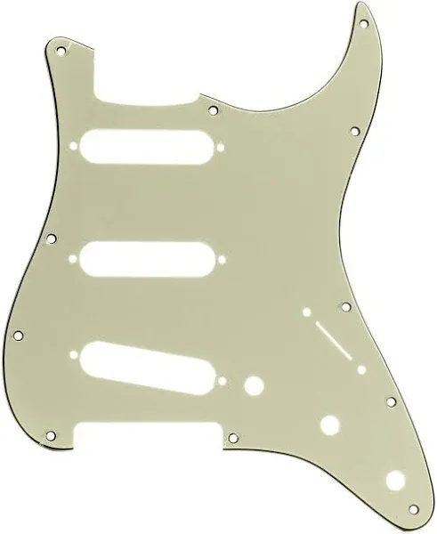 099-2144-000 Genuine Fender Mint Strat/Stratoca<wbr/>ster Guitar Standard Pickguard 