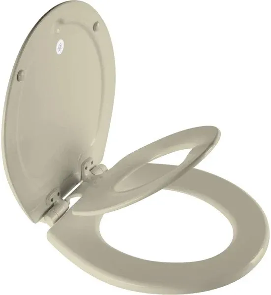 Mayfair by Bemis NextStep2 Slow Close Round White Enameled Wood Toilet Seat