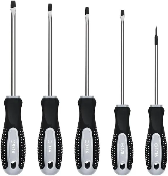 Flat Head Slotted Screwdriver Set