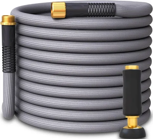 Garden Hose | Non-Expandable Lightweight, Kink-Free, Durable &amp; Flexible Hybri...