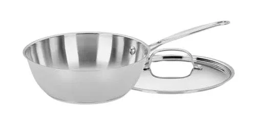 Cuisinart Chef's Classic Stainless 3 Quart Pan with Cover