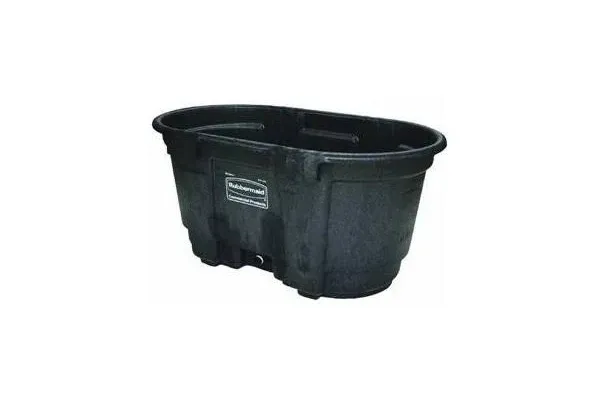 Rubbermaid 424288bla 100 gal Commercial Stock Tank