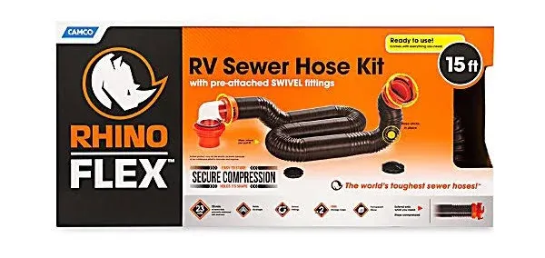 Camco RhinoFLEX RV Sewer Hose Kit