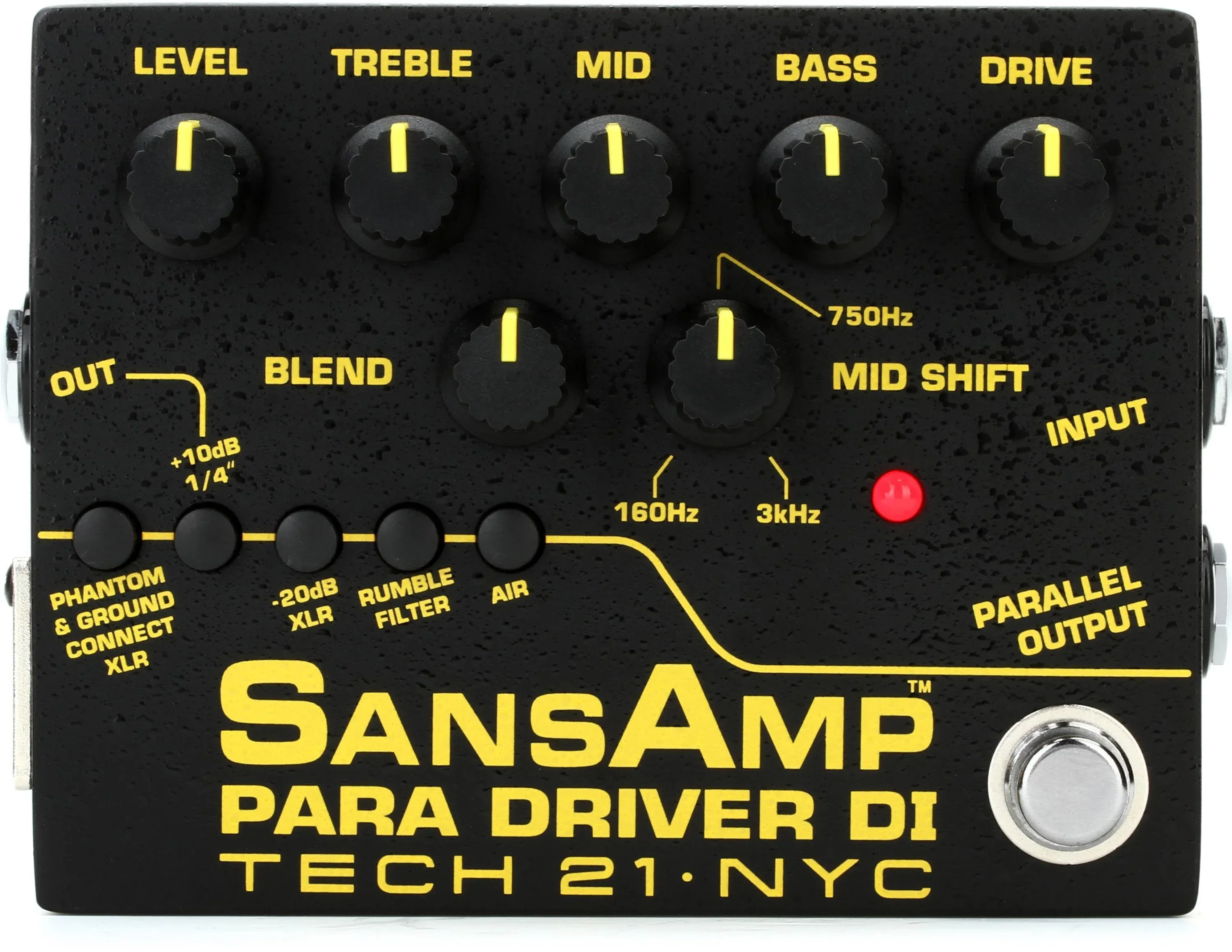 Tech 21 SansAmp Para Driver DI V2 Guitar Effects Pedal