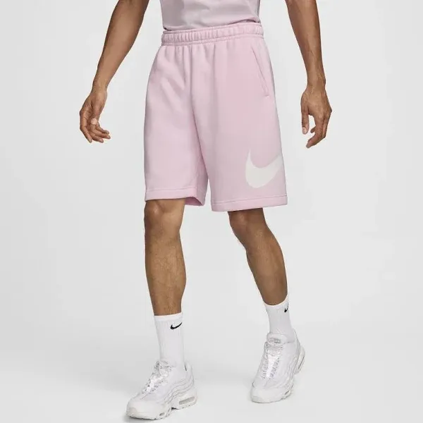 Nike Sportswear Club Men&#039;s Shorts - Yellow White/White, Small