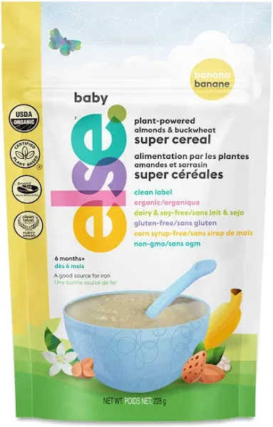 Else Nutrition Baby Plant-Powered Super Cereal Banana 7 oz.