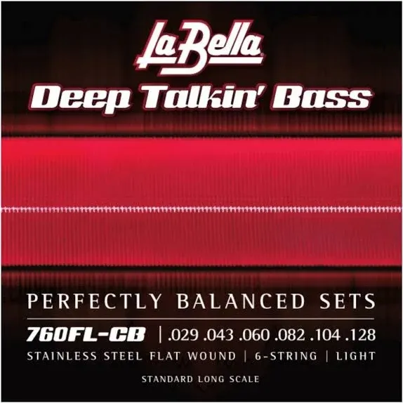 760FL-CB Deep Talkin&#039; Bass Stainless Steel Flat Wound Light Bass Guitar String