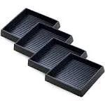 Non Slip Furniture Pads 3x3 Square Rubber Anti Skid Caster Cups Leg Coasters Cou