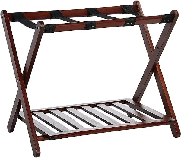 Casual Home Luggage Rack with Shelf