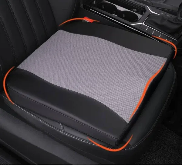 Memory Foam Car Seat Cushion Pad for Driving Sciatica &amp; Lower Back Pain Relief