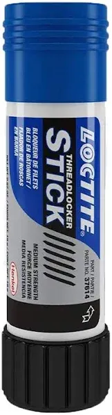 LOCTITE 248 Blue Threadlocker Glue Stick: All-Purpose, Medium-Strength, Anaerobic, No Drip, General Purpose, Works on all Metals | Blue, 9 Gram Wax Stick (PN: 37643-506166)