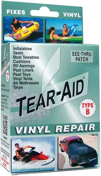 TEAR-AID TYPE B VINYL REPAIR PATCHES