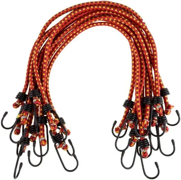 24&#034; bungee cords 10 pack