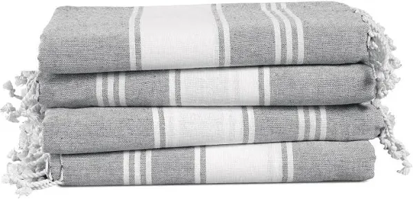 LANE LINEN 100 Cotton Beach Towel with Beach Bag 2 Piece Beach Towels Oversized 39x71 Pool Towel Absorbent Extra Large