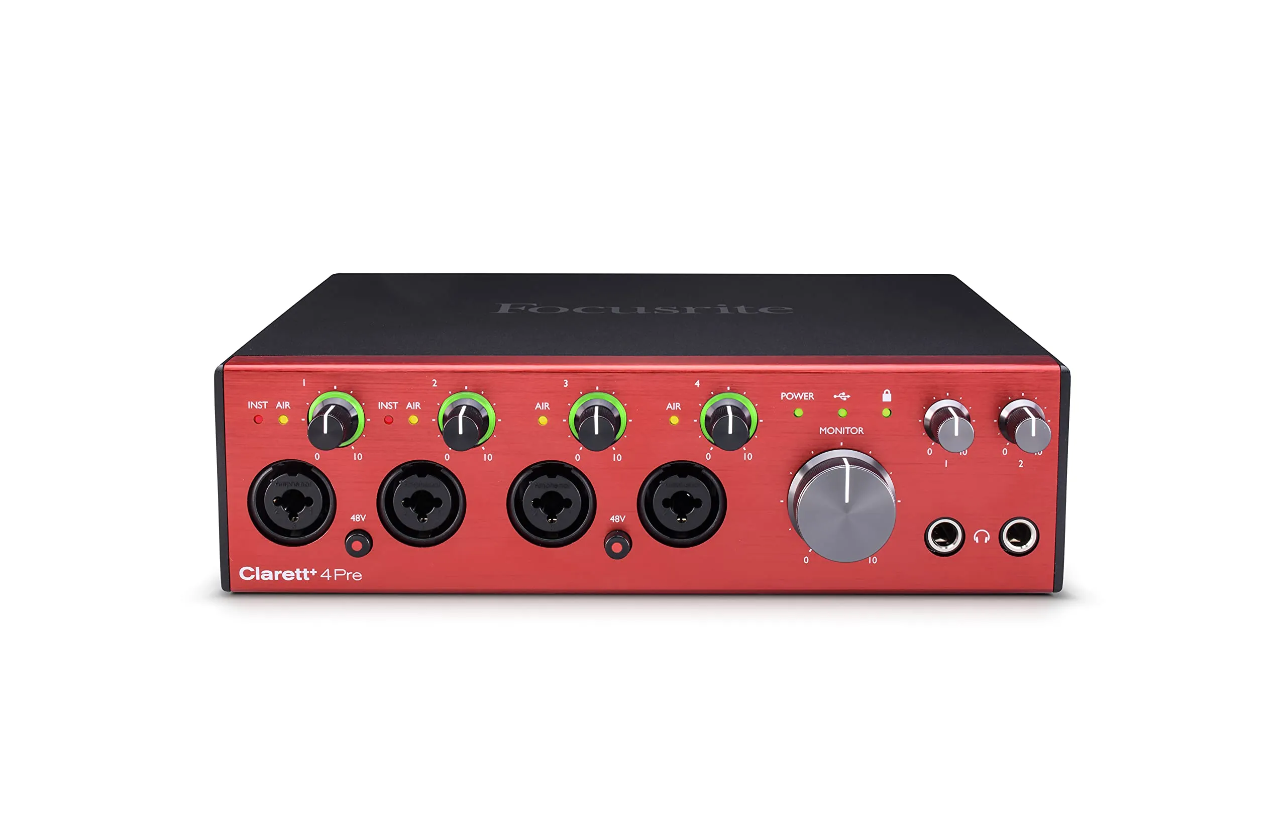 Focusrite Clarett+ 4Pre 18-in / 8-Out Audio Interface