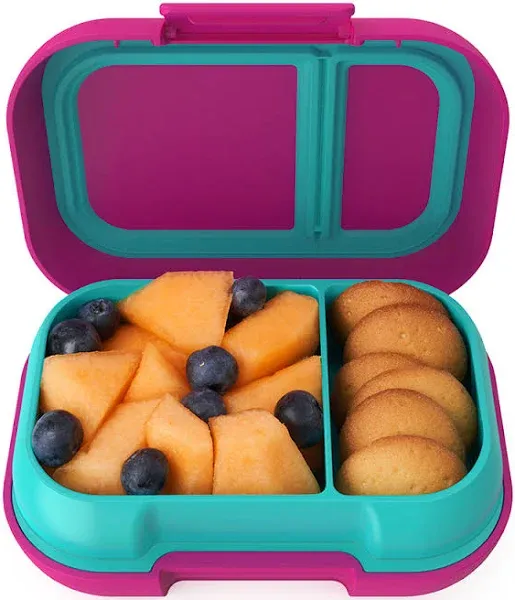 Bentgo Kids Snac Storage Container, Fuchsia Teal