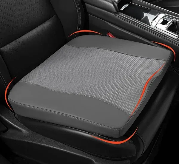 Memory Foam Car Seat Cushion - Sciatica Lower Back Pain Relief for Driver Office