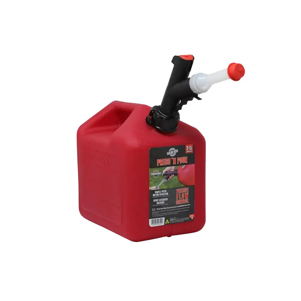 Briggs and Stratton Press &#039;N Pour Gas Can | 2 gallon | Red | SKU: GB320