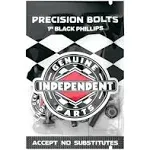 Independent Genuine Parts 1" Black Phillips Hardware