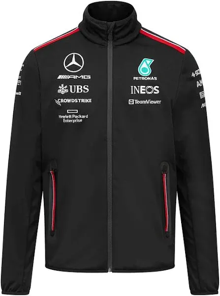 Mercedes AMG Petronas F1 2023 Men's Team Softshell Jacket