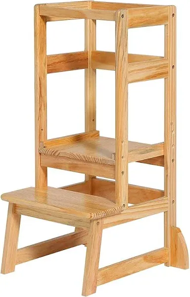 SDADI Mother's Helper Adjustable Height Kids Kitchen Step Stool