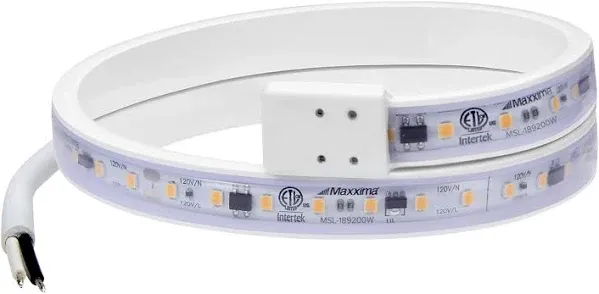 Maxxima LED Warm White Strip Light Lowes.com