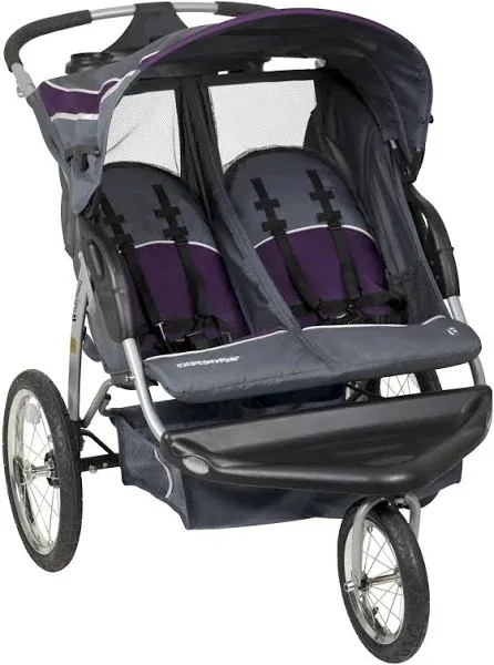 Baby Trend Lightweight Expedition Double Jogger Stroller, Elixer (Open Box)