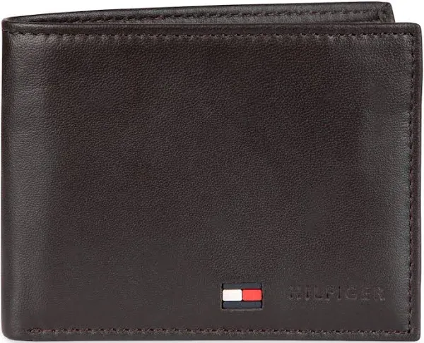 Tommy Hilfiger Men&#039;s Passcase Wallet with Removable ID Window