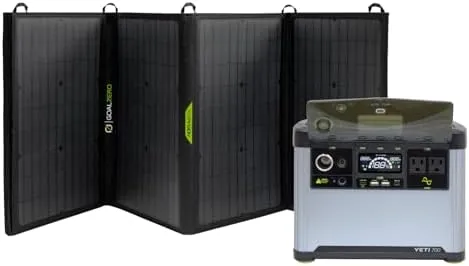 Yeti 700 + Nomad 100 Solar Generator