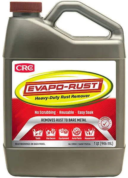 CRC  Heavy-Duty Rust Remover Reusable Acid-Free Non-Corrosive Water-based 32 ...