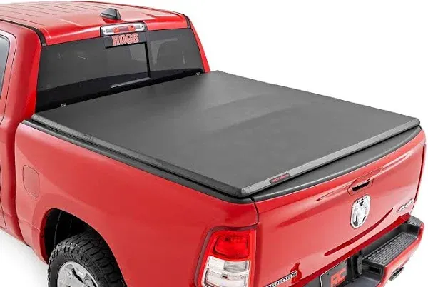 Rough Country RAM 1500 Soft Tri-Fold Bed Cover 6 Foot 4 Inch Bed For 19-Pres RAM 1500