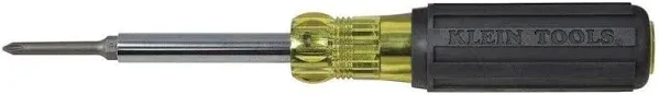 Klein Tools 32560 6-in-1 Extended Reach Multi-Bit Screwdriver/Nut Driver