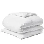 Coyuchi Organic 300 Percale Duvet Cover, Twin - Alpine White