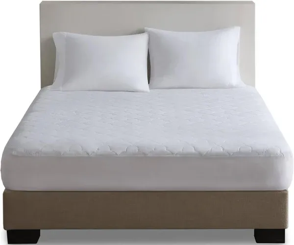 Queen Mattress Pad, Cotton Mattress Protector Classic Cloud Quilted Bed Cover...