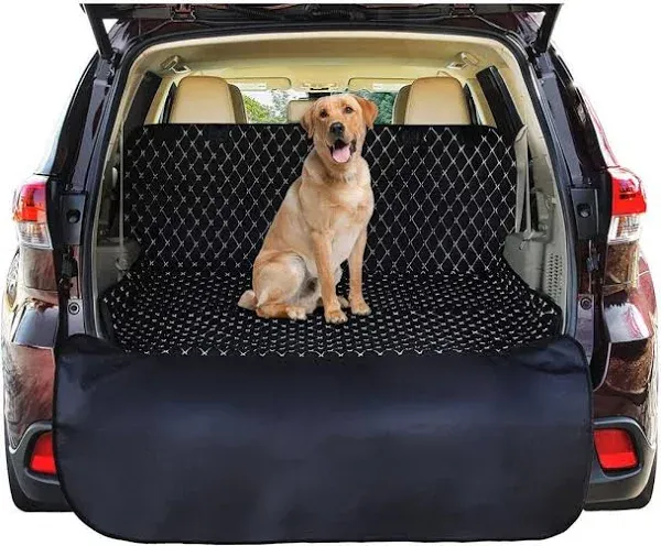 Pawple Pets Cargo Liner for SUV&#039;s and Cars, Dog Seat Cover For Back Seat