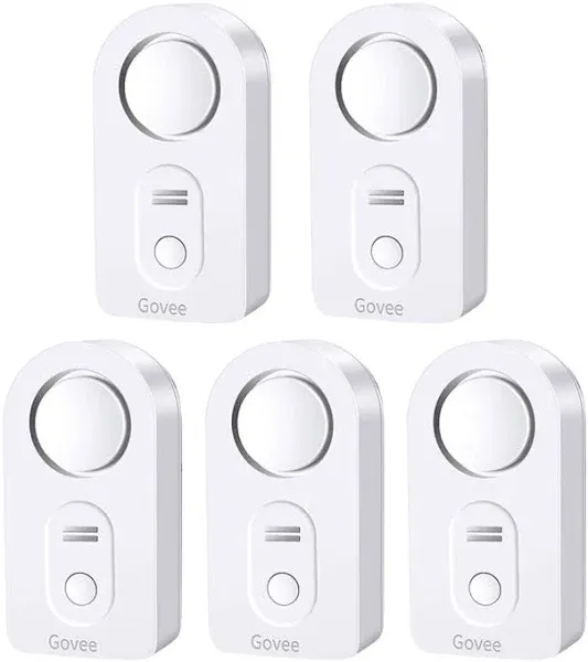 5 Pack Govee Water Sensor, Leak Detector, 100dB Adjustable Audio New-Sealed 