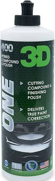 3D One Hybrid Compound & Polish 8 oz.