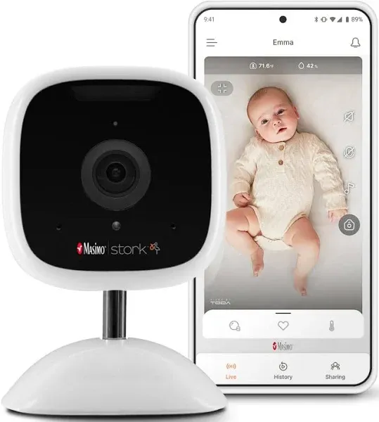 BRAND NEW Masimo Stork Baby Monitoring Camera &amp; App System Model STRKCAM100W