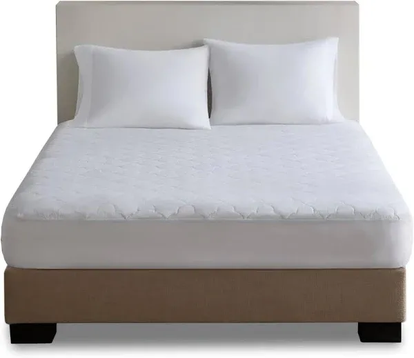 Sleep Philosophy All Natural Cotton Percale Quilted Mattress Pad