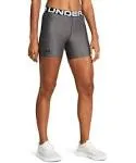 Under Armour Women's Heatgear Middy Shorts Grey/Black XS