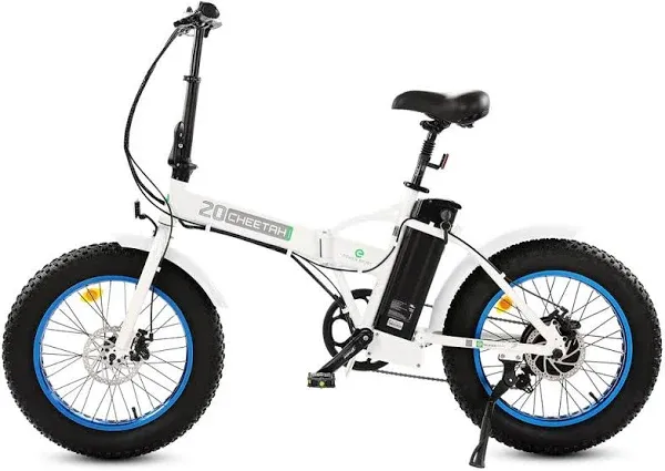 ECOTRIC Folding 20&#034; Electric Bike Mountain E-bike Fat Tire EBIKE 500W UL2849